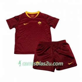 Camisolas de Futebol AS Roma Criança Equipamento Principal 2018/19 Manga Curta